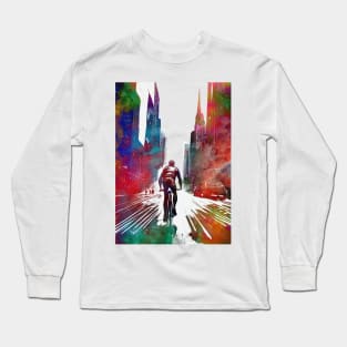 City bike sport art #bike Long Sleeve T-Shirt